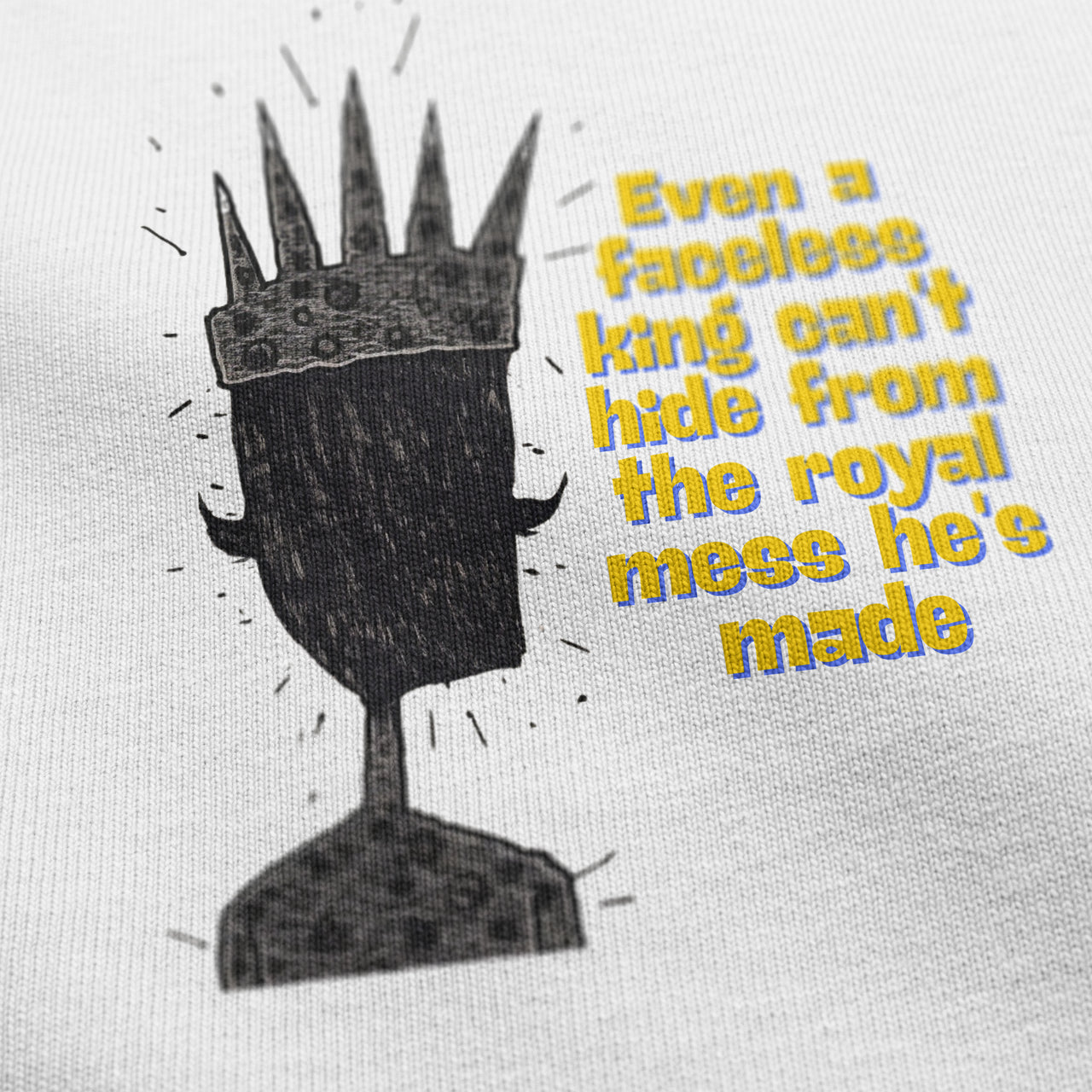 The Faceless King Graphic T-Shirt