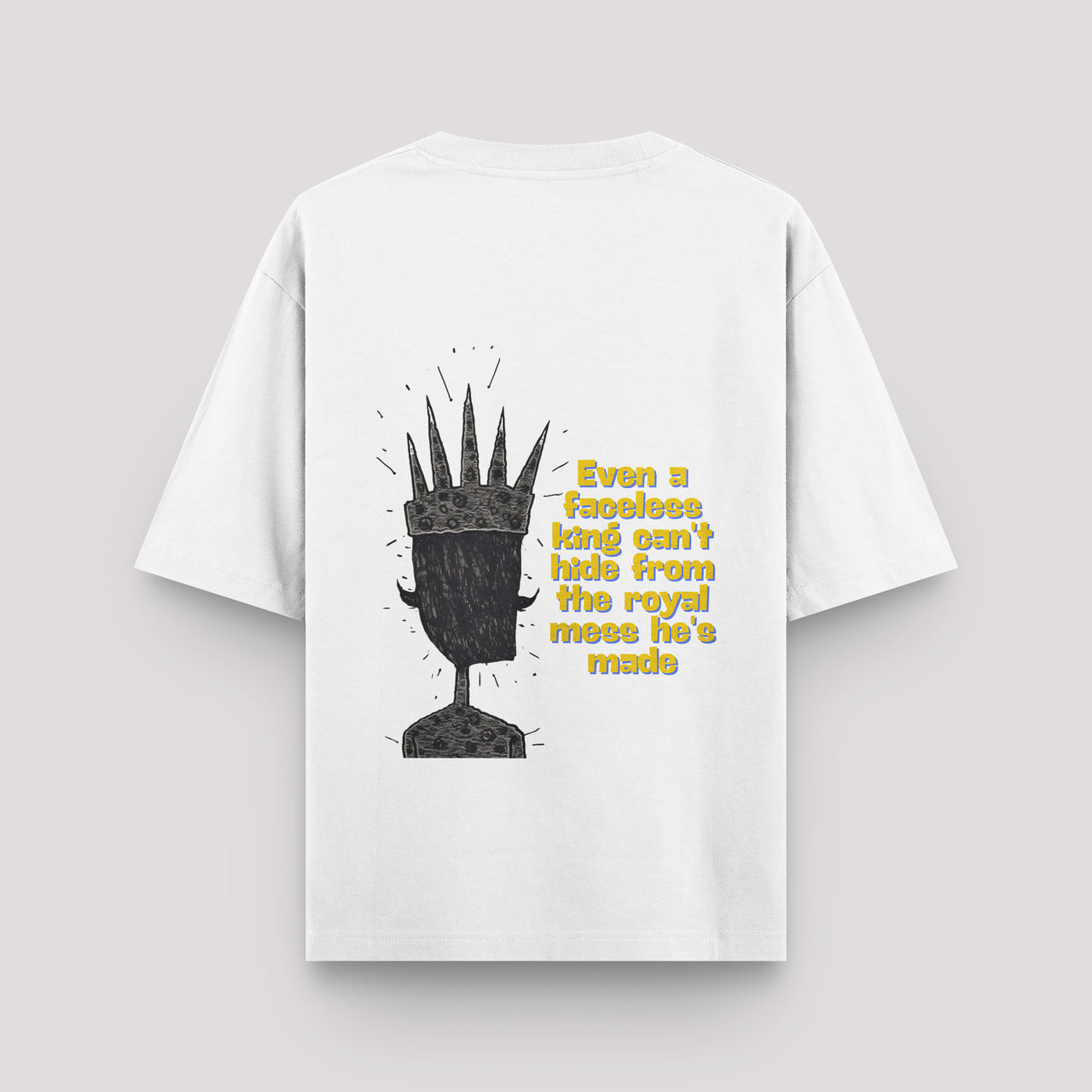 Faceless King Oversized T-Shirt