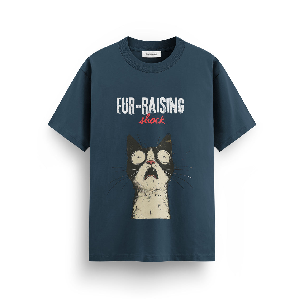 The Fur-Raising Cat Graphic T-Shirt