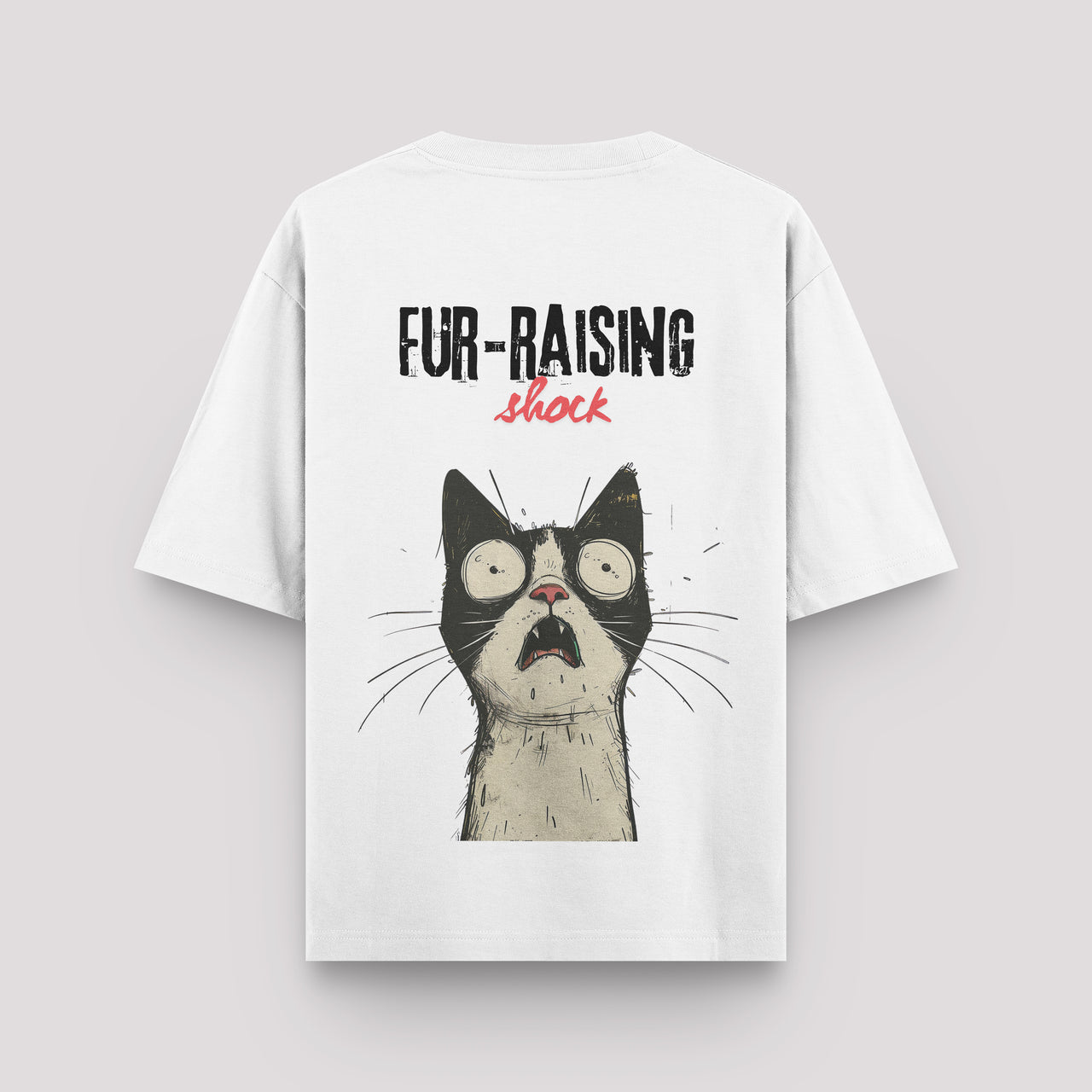 Fur-Raising Shock Oversized T-Shirt